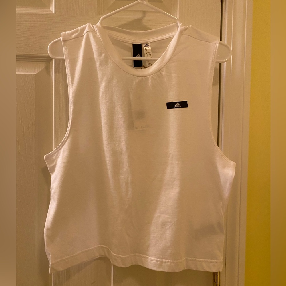 Adidas Boyfriend Cropped Muscle Tank NWT - Size Medium